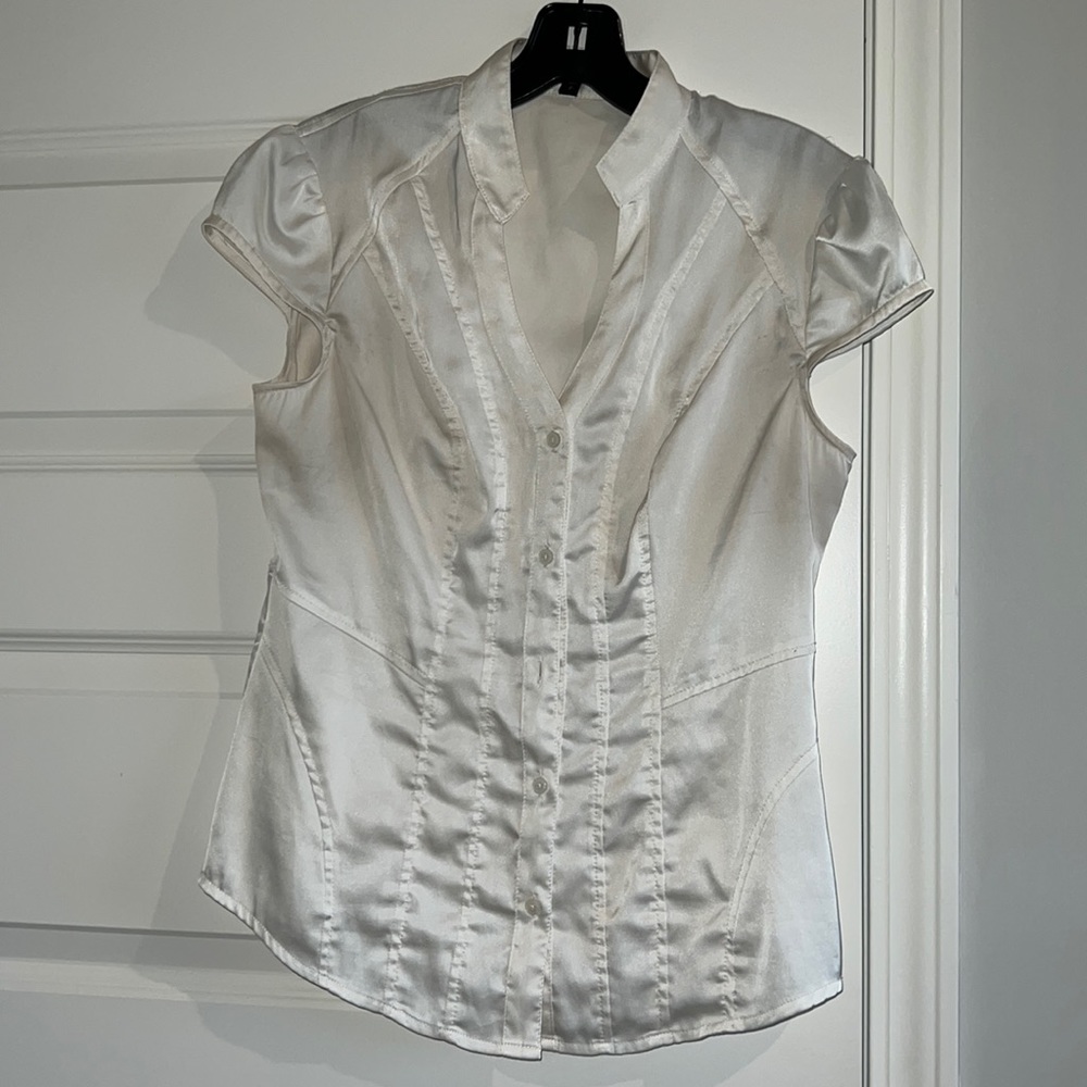 White button down